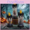 Halloween Decor Electronic Candle With Ghost Hand For Spooky Atmosphere
