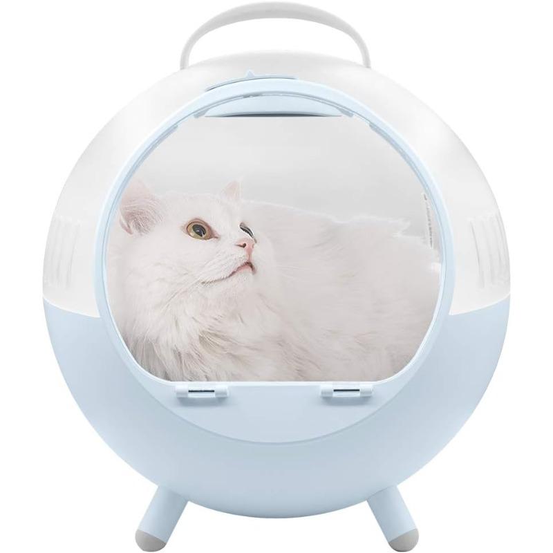 

Cat Carrier-Pet Travel Kennel for Cats,Portable Cat Cave with Memory Cotton Spine Cushion,Premium Cat s Spherical Moving Castle