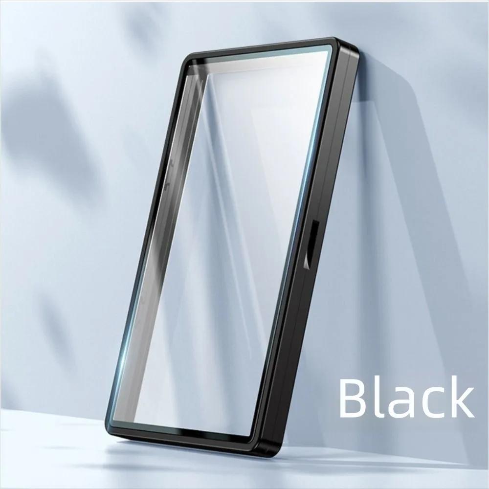 2-in-1 PSA/CGC Graded Card Protective Box with Stand Transparent Card Protective Case Double-sided Glass Durable