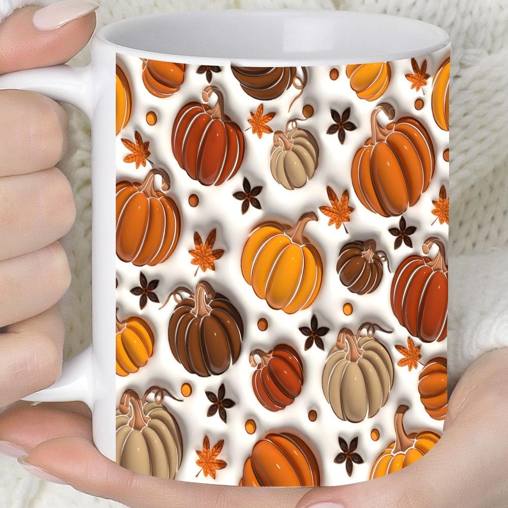 Halloween high definition pattern exquisite ceramic mug coffee cup water cup