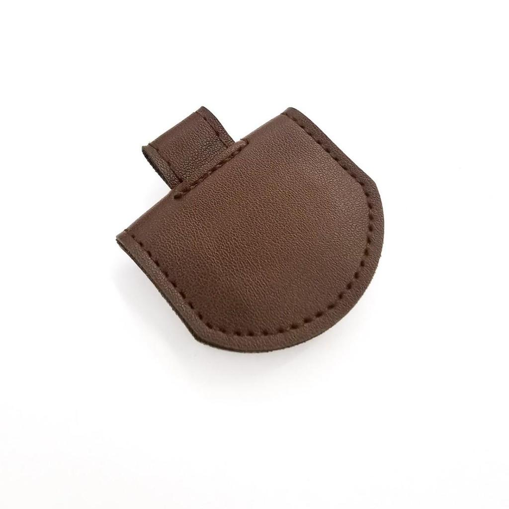 Chic Leather Magnetic Bookmark & Dual-Use Pen Holder