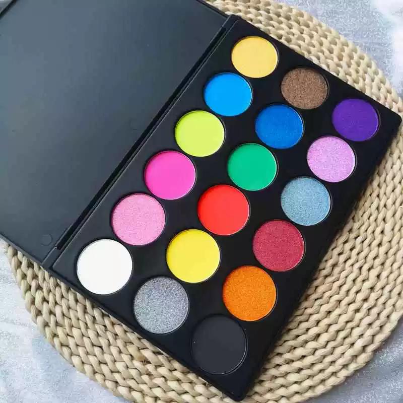 Authentic Professional Makeup Stage Makeup Eyeshadow Palette Sparkling Glitter Eyeshadow Sequin Makeup Set Performance Makeup Artist