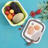3-In-1 Multifunctional Folding Cutting Board Kitchen Supplies Sink Wash Basin Drain Basket Portable Folding Cutting Board