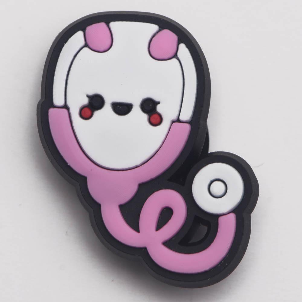 2025 Custom Mix Styles Medical Nurse Stethoscope Heart RN Retractable Badge Reel Nurse Accessories