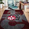 1.FC Kaiserslautern Design Area Rug Personalized Name- Non-Slip, Soft & Cozy Floor Mat for Living Room, Office - Indoor/Outdoor Carpet