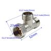 Fitting Diverter Valve Shower Arm Hand Shower Home Toilet Copper G1/2