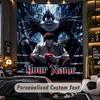 Personalized Wall Tapestry,Death Note Custom Printed Name, Fabric Wall Art For Indoor Room Backdrop