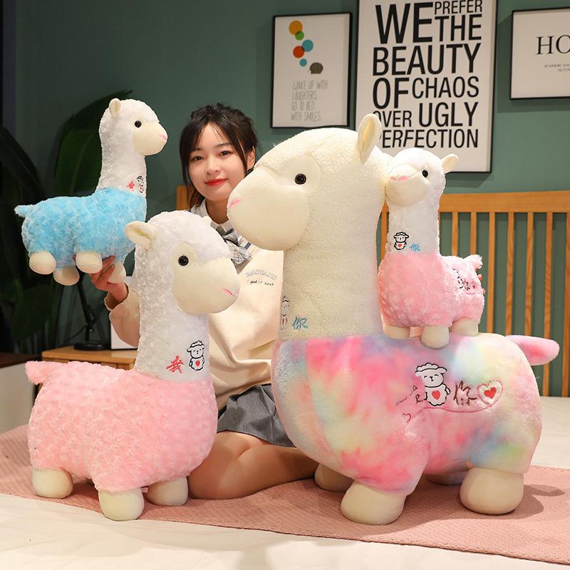 Large Alpaca Plush Toy Doll Cute *** Doll Girl Bed Sleeping Pinch Doll