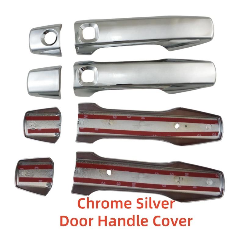 Car Carbon Door Handle Cover Protector For Toyota Land Cruiser FJ200 LC200 2008 2009 2010 2011 2012 2012 2014 2015 Paste Style