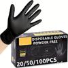 Nylon Gloves, Disposable, Waterproof, Cleaning Gloves, Latex Free, Suitable for Indoor and Outdoor Use, Dishwashing, Home Cleaning, Handheld Operation