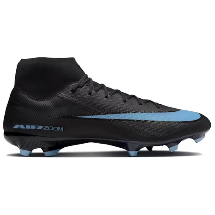 Nike Zoom Mercurial Superfly 10 Academy MG 2025 Shadow Pack Unisex Sneakers Black Ice-Blue FQ1456-001