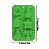 Christmas Silicone Mold Christmas Candy Molds Non Stick Christmas Silicone Cake Baking Mold Reusable Easy Release Tray