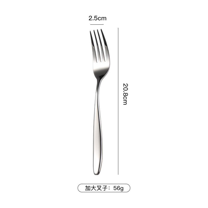 304 Stainless Steel Tableware Knives, Forks and Spoons S368 Series Multi-specification Smooth Edge Treatment Hotel Supplies 304