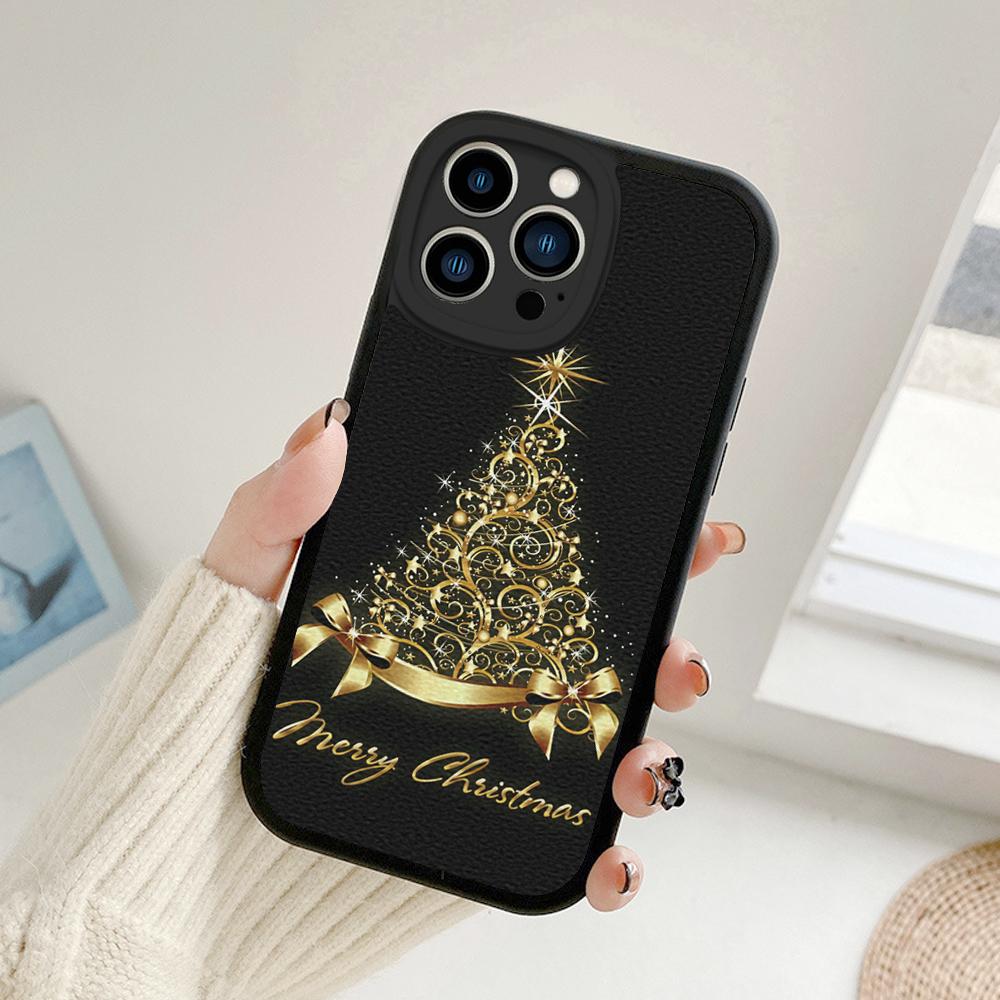 

Чехол для телефона с рождественской елкой и оленем для Iphone 14 13 11 12 Pro MAX 13 12 MiNi 7 8plus 14 13 11PRO X XS 12 11 XR Чехлы из овечьей кожи iphone 14 Promax