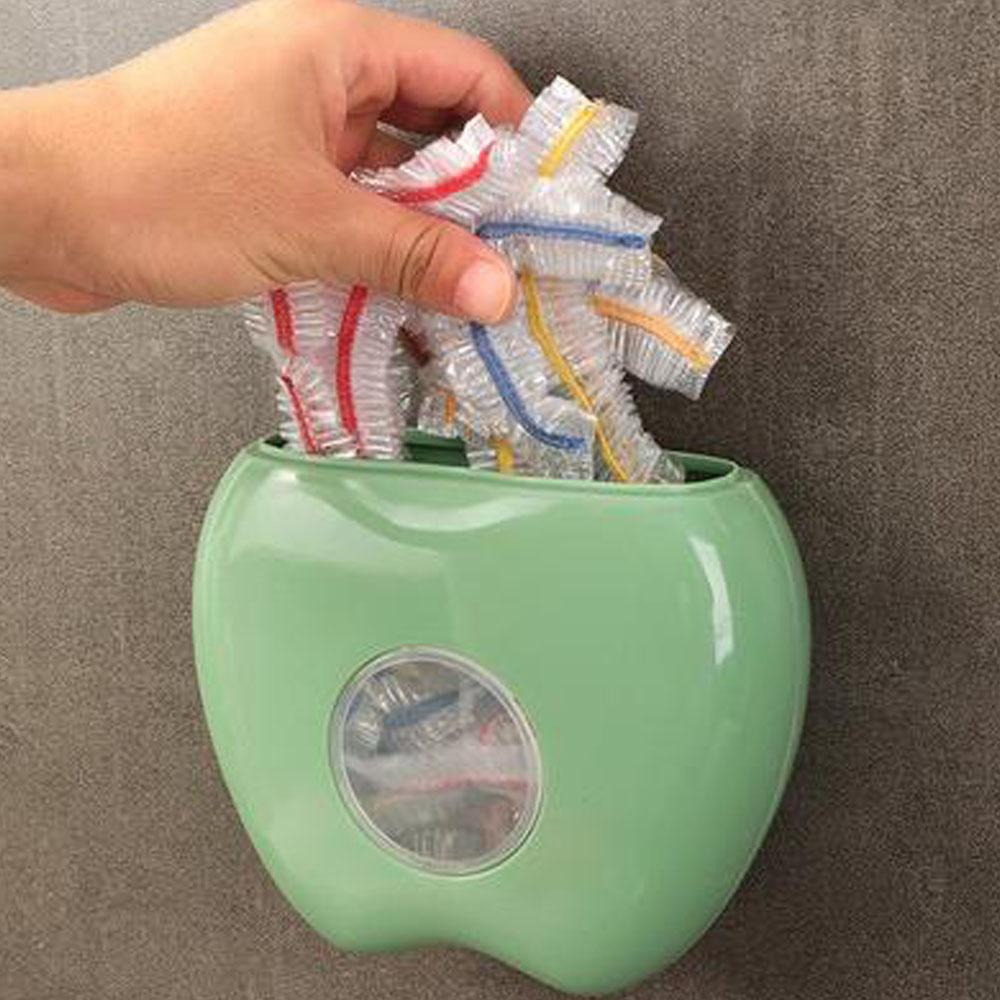 New Wall-mounted Disposable Cling Film Cover Cling Bag Organizer Multifunctional Plastic Wall-mounted Safety Vover Kitchen Storage