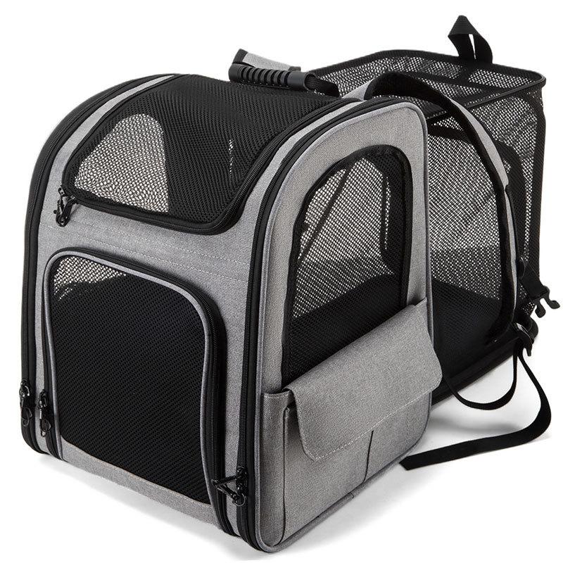 Pet Bag Double Shoulder Bag Cat Portable Breathable and Comfortable When Going Out To Expand The Large Capacity of Dog Backpack