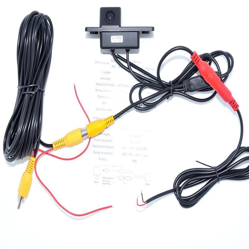 Câmera de visão traseira do carro para PORS-CHE CAYENNE VW SKODA FABIA/SANTANA/POLO(3C)/TIGUAN/TOUAREG/PASSAT