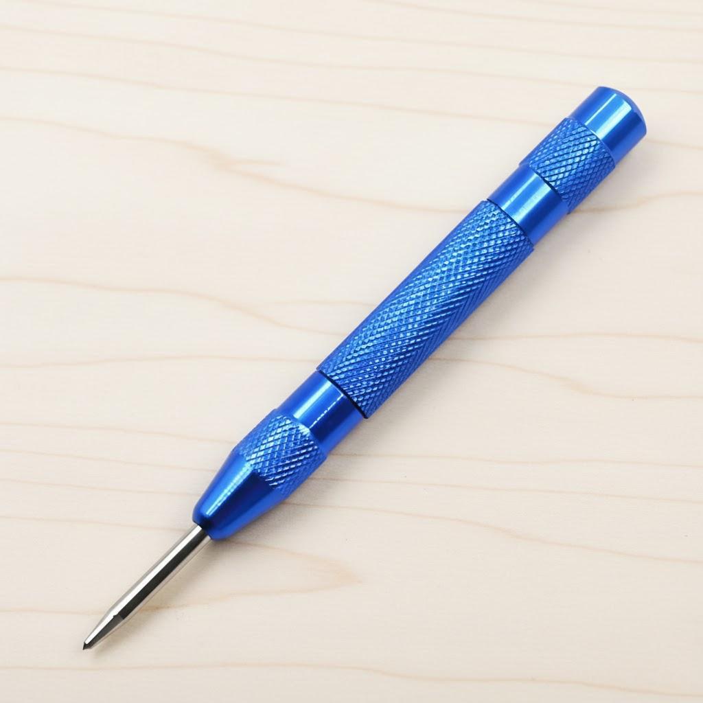 Automatic Center Punch Woodworking Metal Steel Hole Self Pin Mark Spring Loaded Dent Marker Hand Tool Carpenter