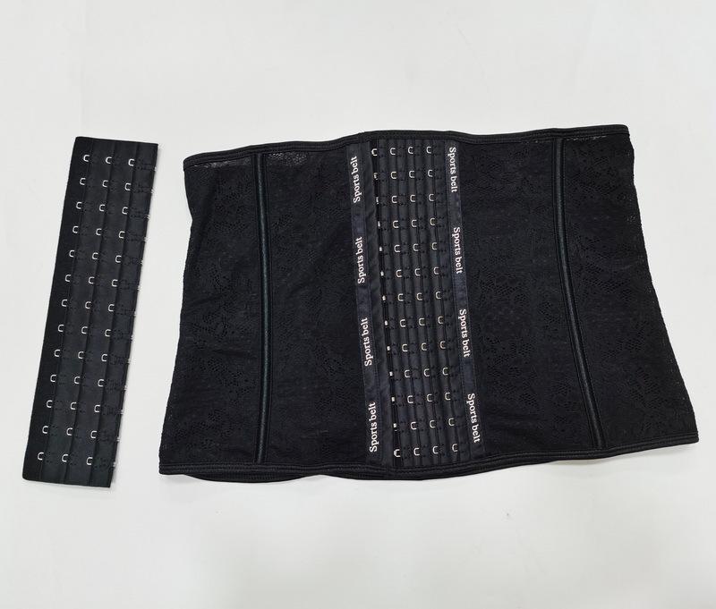 Женский кружевной послеродовой корсет для талии: Эластичный дышащий сетчатый корректирующий пояс Medium