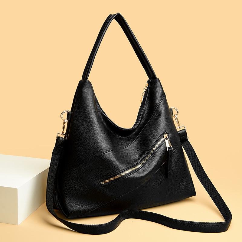 

Новинка 2024 года, женская сумка через плечо большой вместимости, модная женская сумка через плечо в европейском и американском стиле в стиле ретро