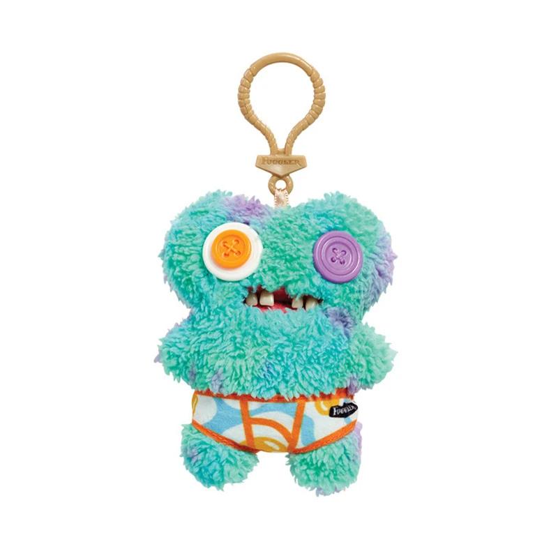 

Fuggler Keychain Series 5 Funny Fugg Ugly Monster Plush Toys Cartoon Backpack Pendant Dolls Stuffed Peluche Gifts 11CM маджента