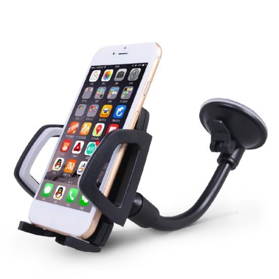 Universal Car Windshield Phone Holder Long Arm Stand Bracket with Suction Cup