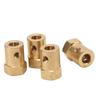 4Pcs RC Brass Coupler Extension Wheel Hub Combiner Coupler for WPL RC Car Replacement Repair