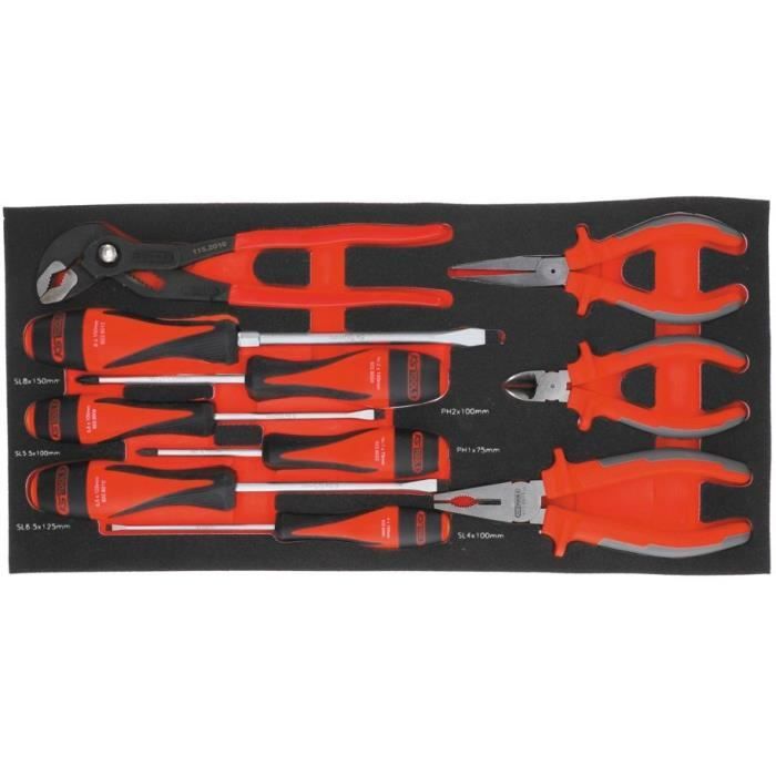 Coffre à outils ULTIMATE équipé - 3 tiroirs et plateau - 114 pcs , KS Tools , 922.0100