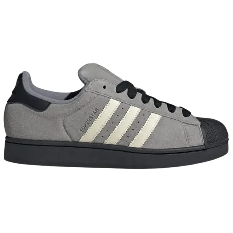 Adidas Originals Superstar 2 Classic Versatile Skate Shoes Unisex Sneakers Gray JQ3222
