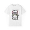 Grumpy Cat Illustration T-Shirt and Kids Tshirt | Sassy Cat Graphic Tee