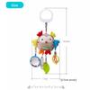 Baby Plush Animal Hanging Toy With Bell For Crib Nursery Decor