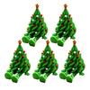 Articulated Christmas Tree Shelf Sitter 3D Printed Christmas Tree Desktop Figurine with Movable Joints Cute Holiday Desk Decor for Room Office