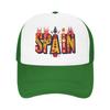 The coat of arms of Spain  Sun Hats Casual Baseball Cap Summer Trucker Hat Sunscreen Hip Hop Hats Couple WoUnisex Baseball Caps
