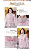 Women's Mid-Age Thickened Cotton Jacket with Fleece, Autumn & Winter Tang Style Short Coat for Middle-Aged & Elderly