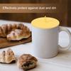 3Pcs Silicone Cup Covers 3.94" Teardrop Universal Cup Lids Reusable Drinking Hot Cold Beverages for Mugs Tea Cups Coffee Cup