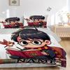 Custom Name Cartoon Harryl Bedding 3 Piece Set HD Print Duvet Cover Pillowcases for Teens Adult Bedroom Decoration