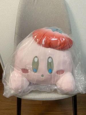 BANDAI Ichiban Kuji Kirby im Sternenland Süßer A-Preis Erdbeer-Baskenmützen-Kirby Plüschtier Momente. (Einzelexemplar)