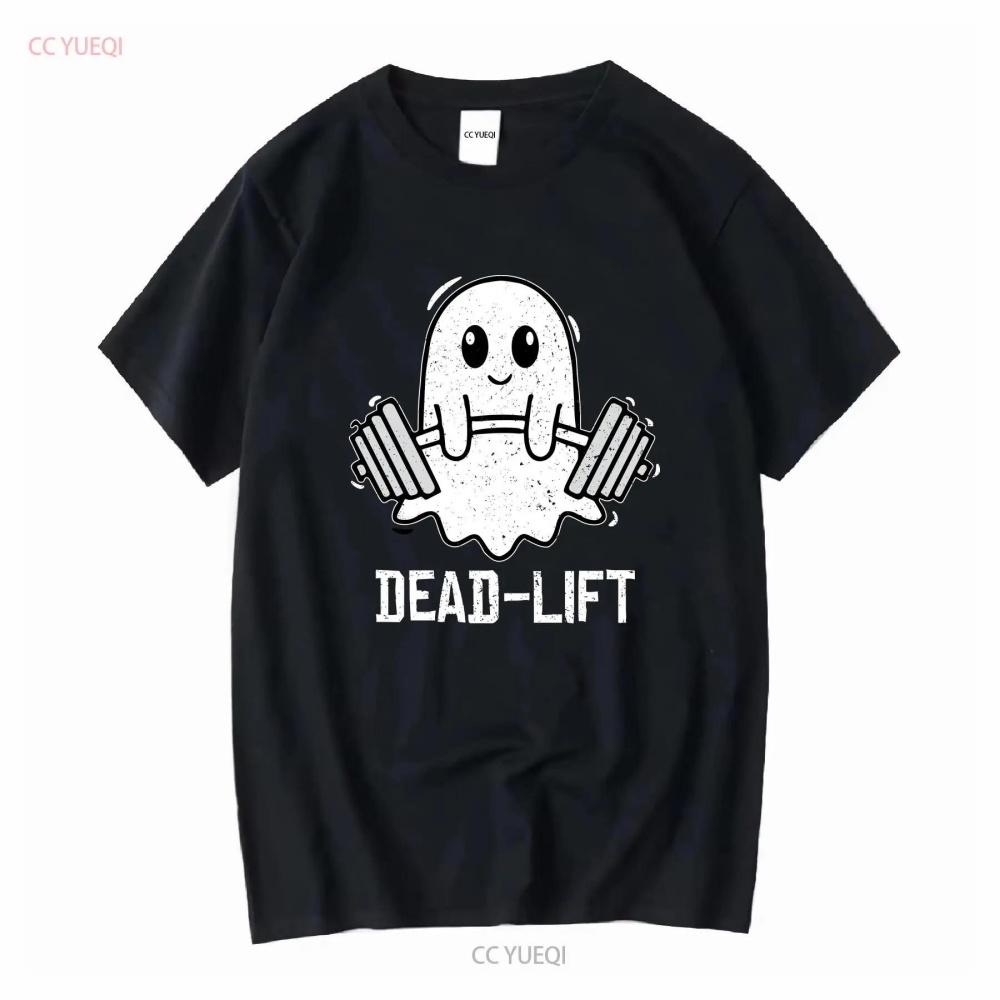 

Dead Lift PockeT T Shirt Gym Halloween Funny Fitness Lover Ghost Weightlifting Long or Short Sleeves Vintage Washed Unisex Soft S чёрный