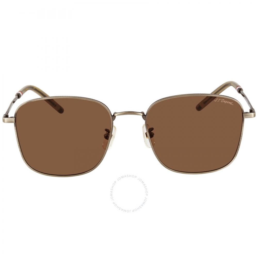 

Dupont Brown Square Unisex Sunglasses DP 6661 2 56