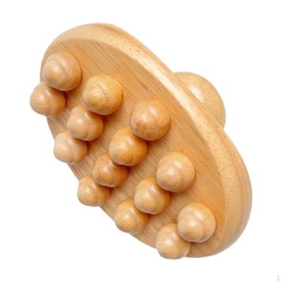 Wooden Massage Body Brush Massager Tool Sculpting Guasha Scraping for