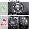 Real Carbon Fiber Push Start Button Cover Fit for Mazda 3 6 CX-5 CX-9 MX-5 Miata, Car Interior Keyless Start Button Decorations Accessories 1 Pack