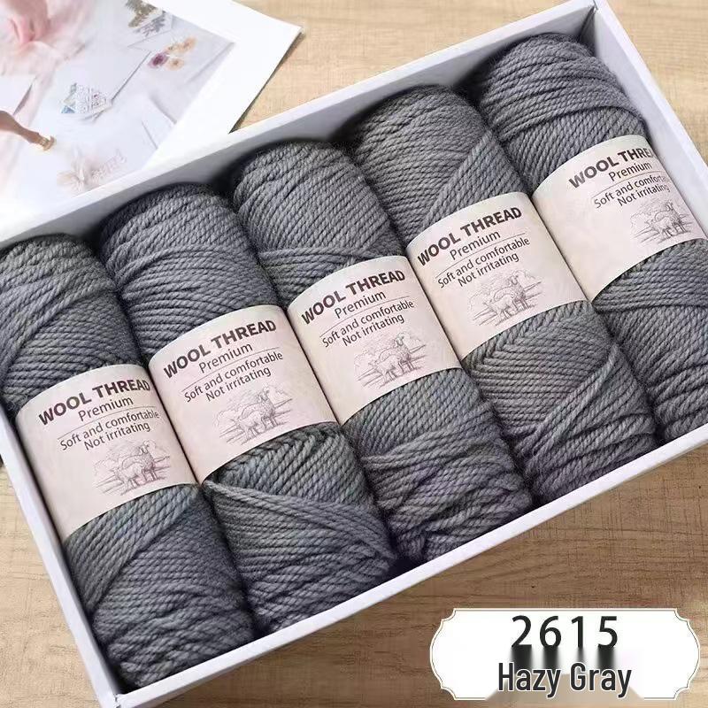 Soft Alpaca Wool Chunky Yarn for Hand Knitting Sweaters, Scarves, and Hats