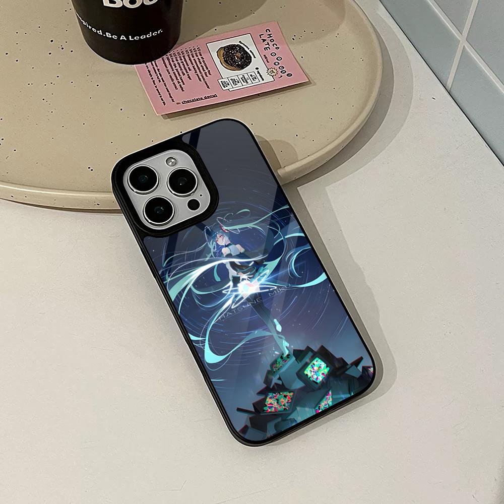 Hatsunes Singer Mikus Phone Case for Iphone 17 16 15 14 Air 13 12 11 Pro Max Mini Plus Fundas Shell PC+TPU Cover