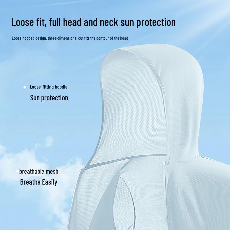 JEANSWEST LIFE Men's UPF50+ Hooded Sun Protection Jacket