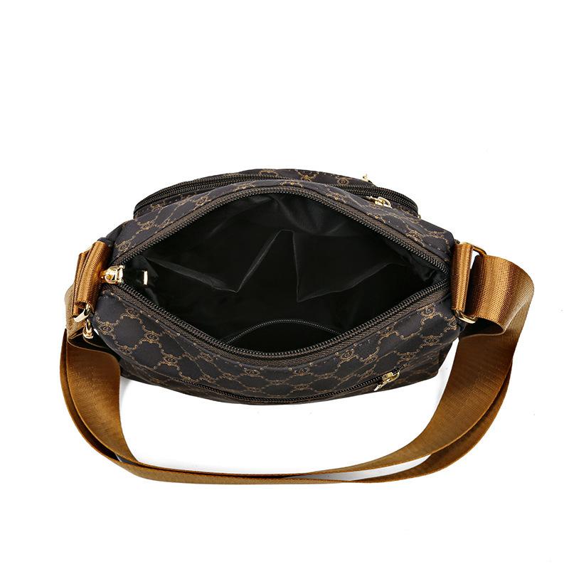 Mittleres Alter Muttertasche Damen-Umhängetasche mit Aufdruck