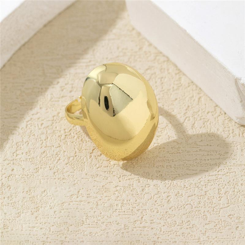 

Панк Гладкі Нерегулярні Геометричні Кільця Для Жінок Fsahion Креативний Дизайн Простий Темперамент Глянцеві Кільця Ювелірні Аксесуари золотий