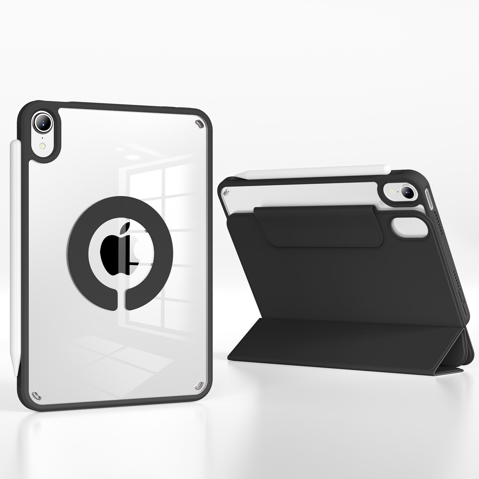 

RBP For iPad Pro 11 13 inch Magnetic Case,For iPad Air 11 Air4/5 10.9 Mini6 10.2 9th 8th 7th Gen Rotate 360°Detachable Back Case iPad Mini Pro 2024 чёрный