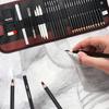 Blending Tools Sketching Pencils Set Sharpener,Eraser Charcoal Pencils Student Children