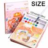 with 10-Color Pigment Blocks Blank Doodle Book Set Creative Watercolor Coloring Set  Early Learning