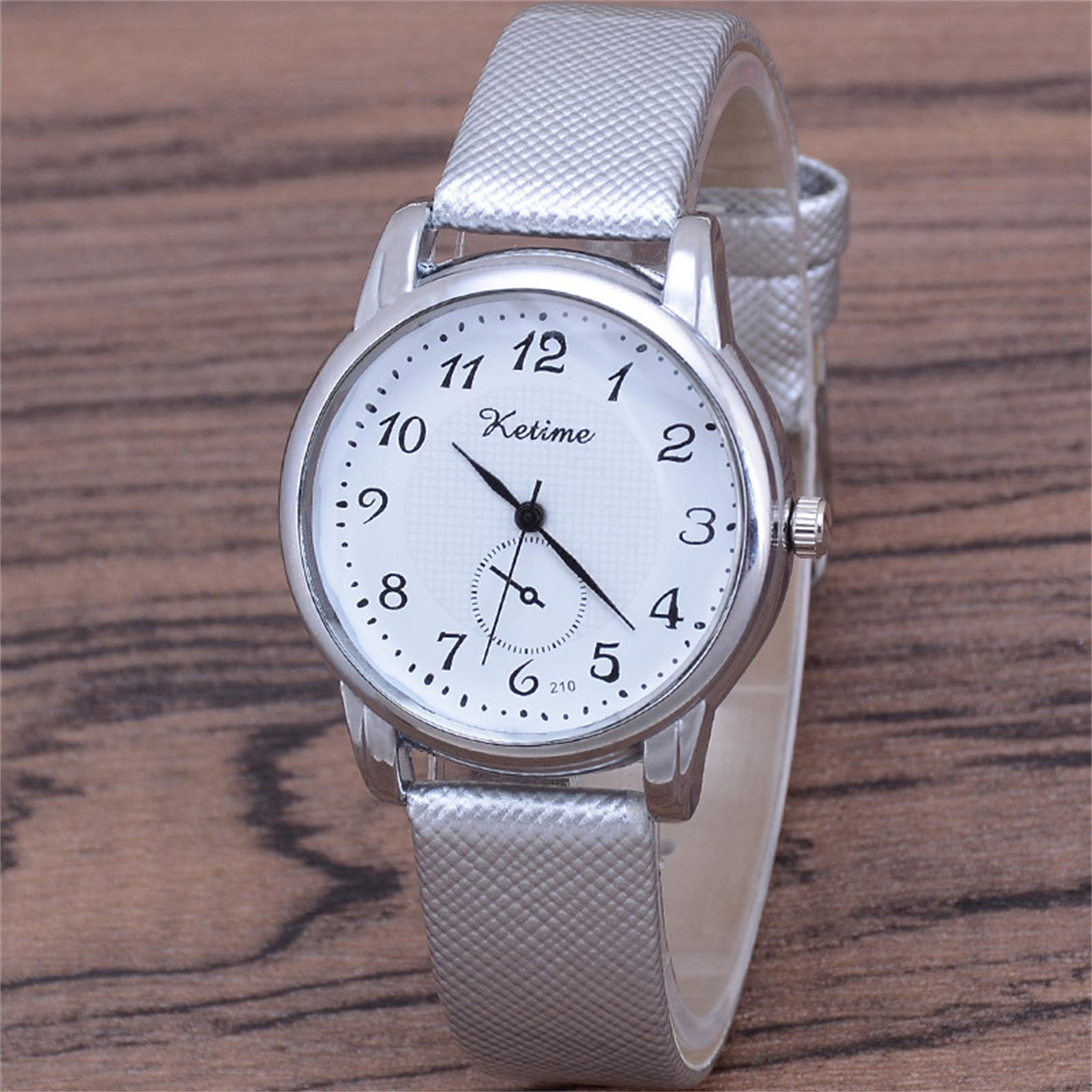 

Женские модные кожаные часы One Size